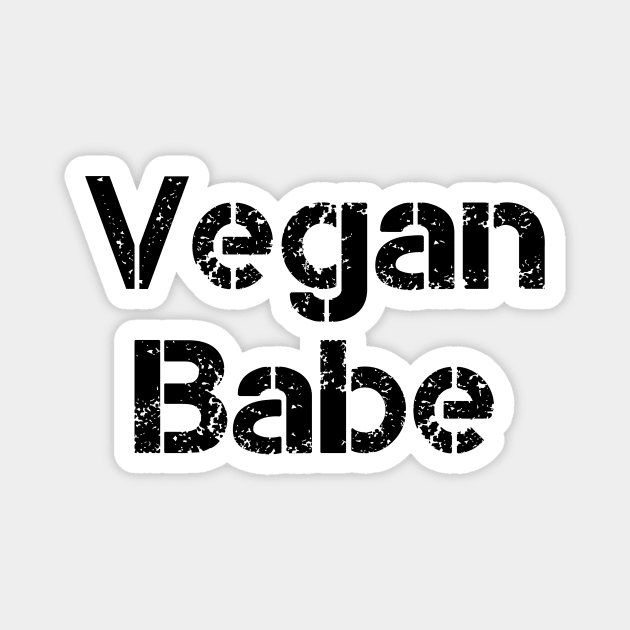 Vegan Babe Gift Magnet by François Belchior