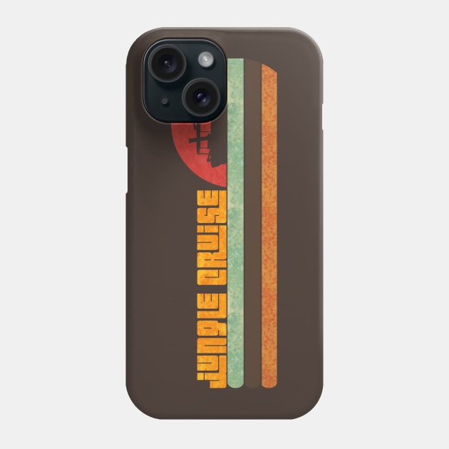 Jungle Cruise 1970's surf shirt Phone Case by The Skipper Store