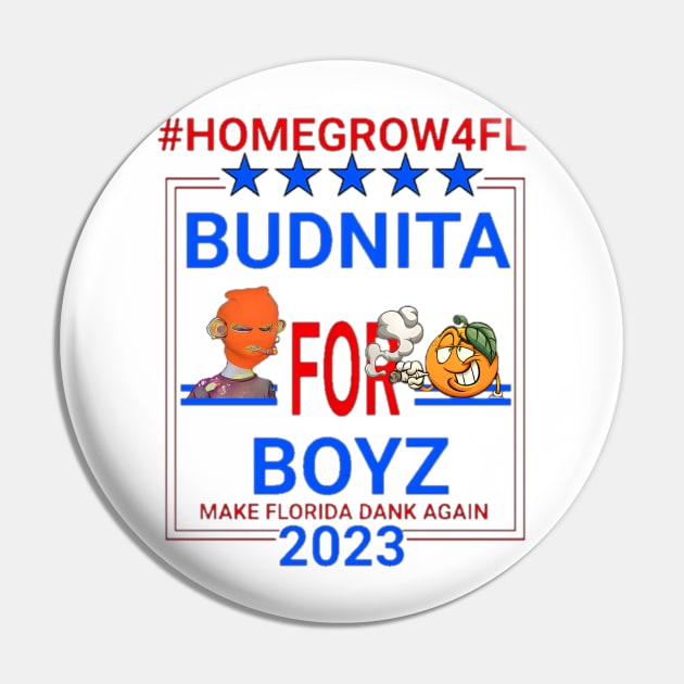 Budnita Boyz 4 Governor Pin by TerpsonPollack