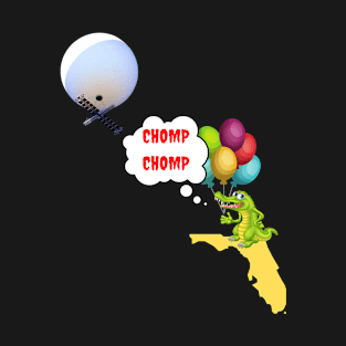 Chinese Spy Balloon Chomp, Chomp Florida Gator T-Shirt