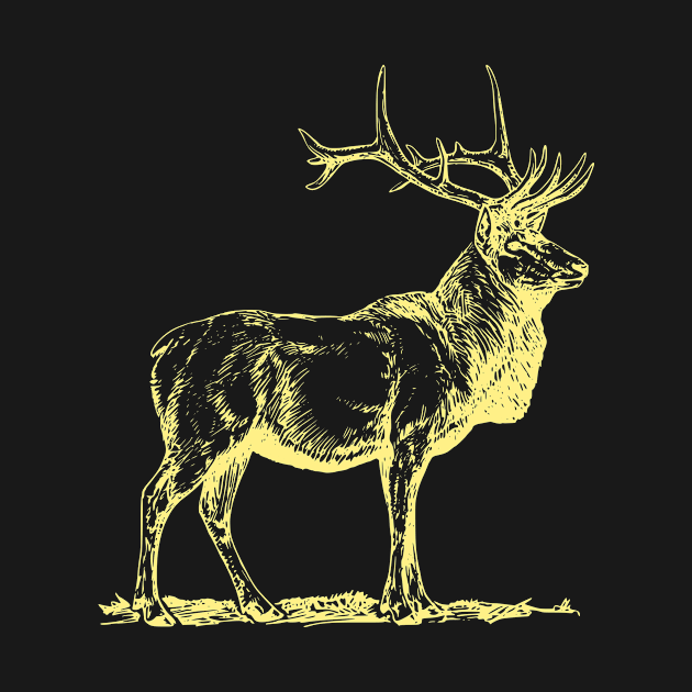 Rough looking deer by MineLabel