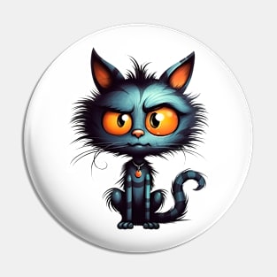 Halloween Cat #3 Pin