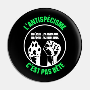 L'antispécisme, c'est pas bête Pin