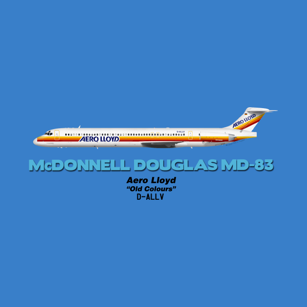 McDonnell Douglas MD-83 - Aero Lloyd "Old Colours" by TheArtofFlying