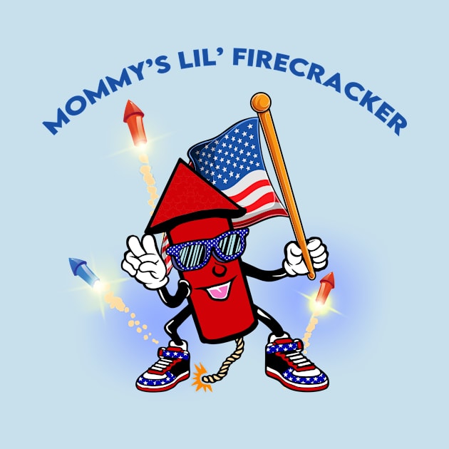 Mommy's Little Firecracker 4th of July by WalkingMombieDesign