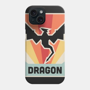 DRAGON | Vintage Style Dragon Poster Phone Case