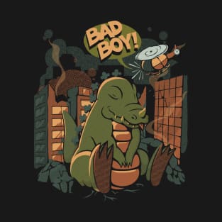 Bad Boy Big Monster by Tobe Fonseca T-Shirt