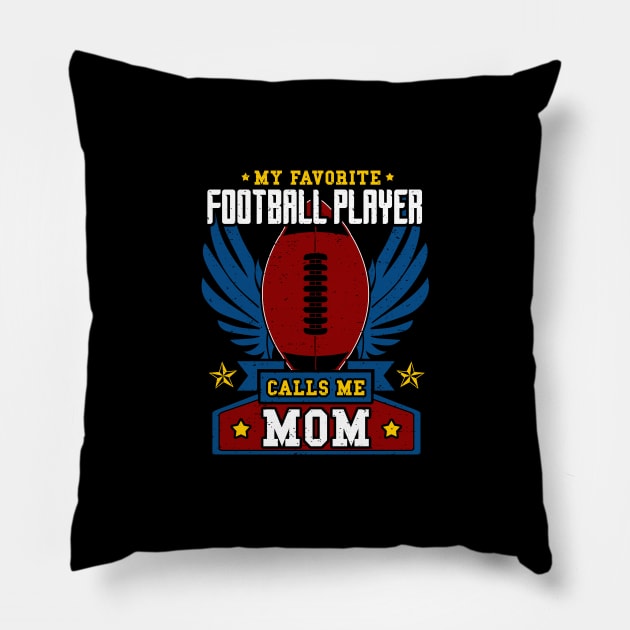 My favorite football player calls me mom Pillow by captainmood