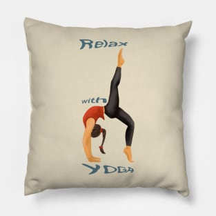 Yoga girl Pillow