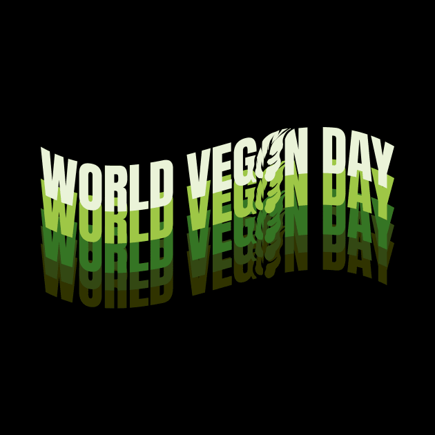 Vintage Logo World Vegan Day by SinBle