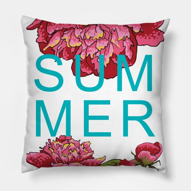 Summer #9 Pillow by Olga Berlet