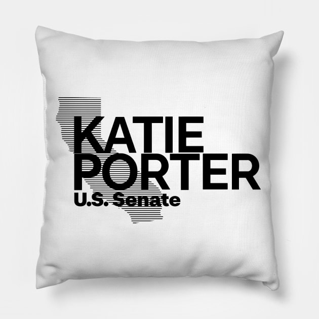 Katie Porter 2024 Election | California Senate Political Pillow by BlueWaveTshirts