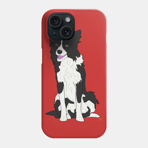 Border Collie Phone Case by AMCArts