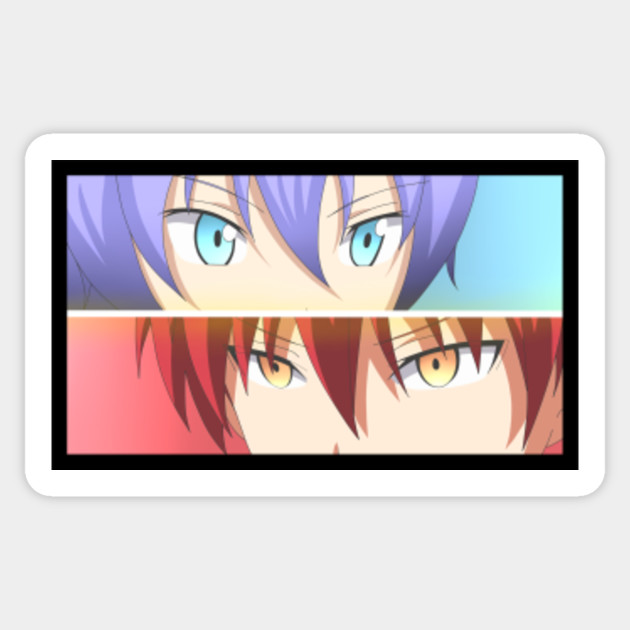 Nagisa Vs Karma Anime Sticker Teepublic