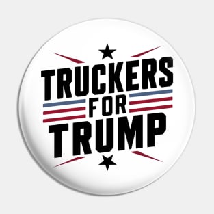 Truckers For Trump Pin