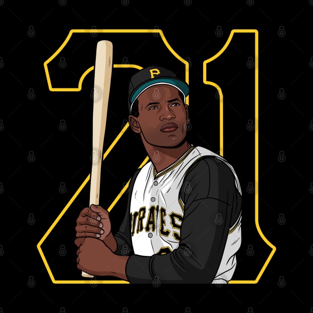 Roberto Clemente 21 by liomal