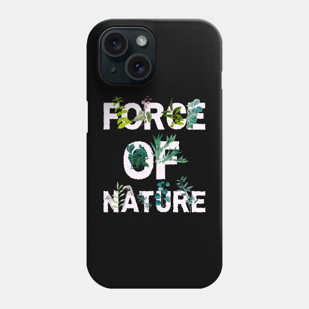 Force Of Nature Phone Case by HelenGie