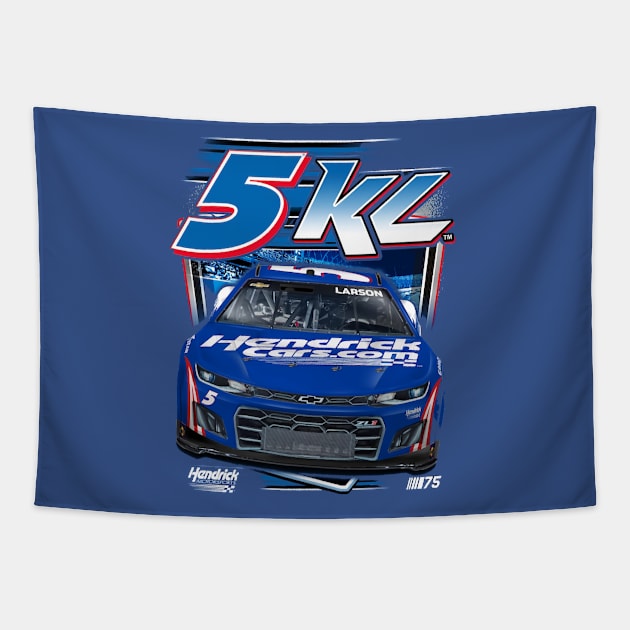 Kyle Larson Dominator Tapestry by art.Hamdan