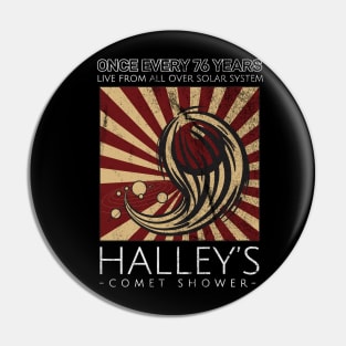 Halley's Comet Show Festival Pin