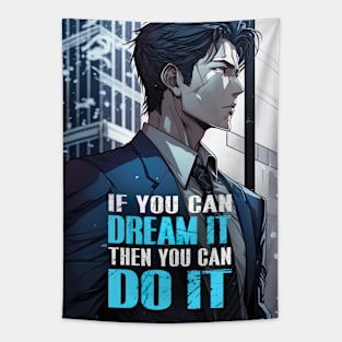 Success Motivation Quotes - Anime Wallpaper Tapestry