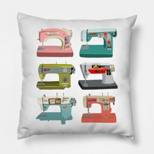 Vintage sewing machines Pillow