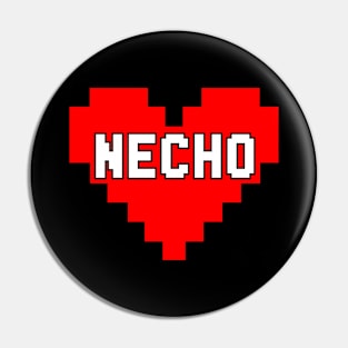 Necho, I Love, I Heart Pin