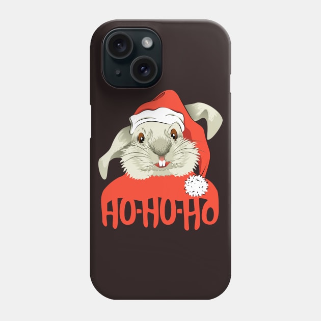 The Christmas Rabbit Phone Case by lents