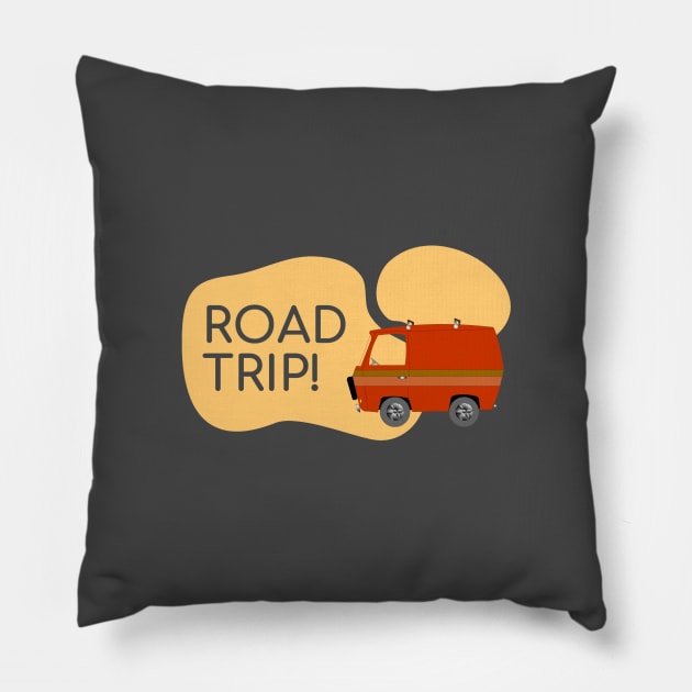 Road trip! Pillow by happypalaze