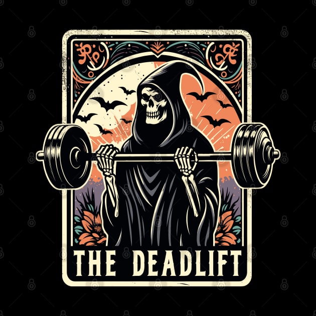 The Deadlift Death Tarot Card Grim Reaper Weight Training Workout by Nature Exposure