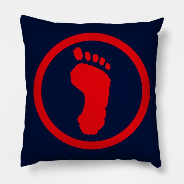 Foot clan logotype Pillow by mauchofett