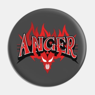 anger t-shirt Pin