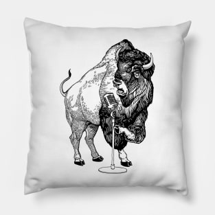 SEEMBO Bison Karaoke Singing Musician Vocalist Sing Fun Band Pillow