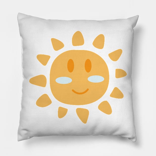 Sunny Happy Sunny Pillow by MAPA´S IDEA