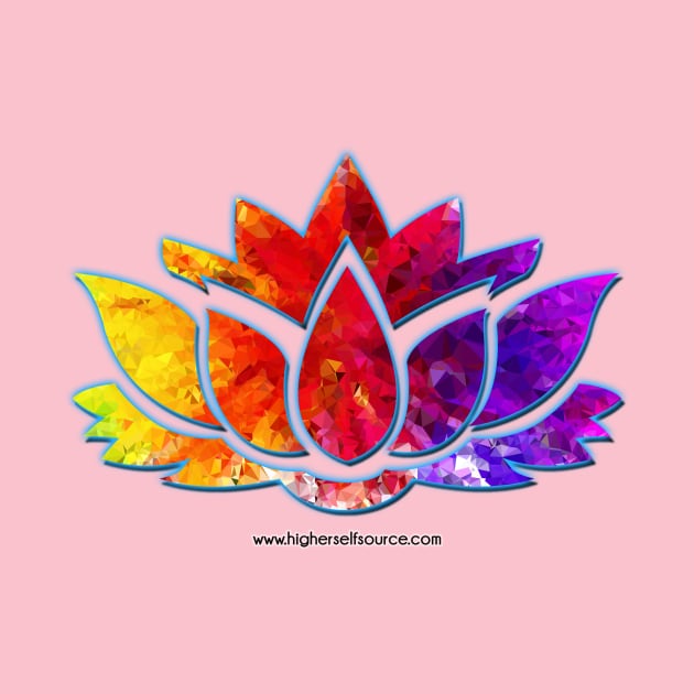 Glowing Lotus Flower by HigherSelfSource