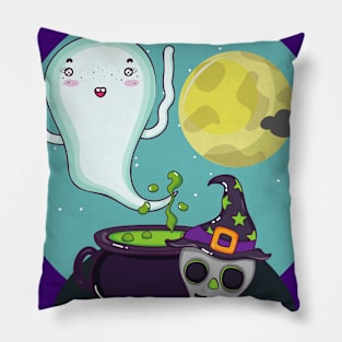 Ghost In The Moonlight Pillow