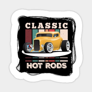 Classic Hot Rods Magnet