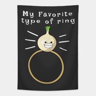 My Favorite Type of Ring - Onion Ring Tapestry