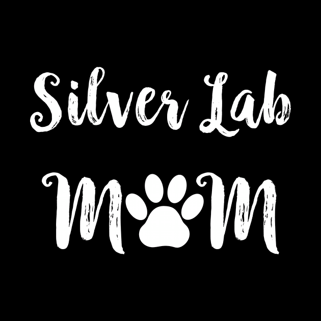 Silver Lab Mom Dog Lover Gift Design by Dr_Squirrel