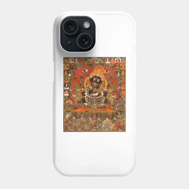 Mahakala Protector of the tent Phone Case by indusdreaming