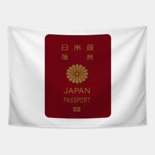 Japon Passport Tapestry