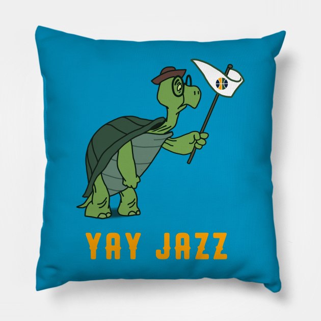 Yay Jazz Pillow by Pop-Culture Closet