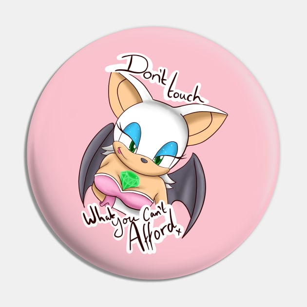 Don’t touch what you can’t afford - Rouge Pin by Pastelpandabum