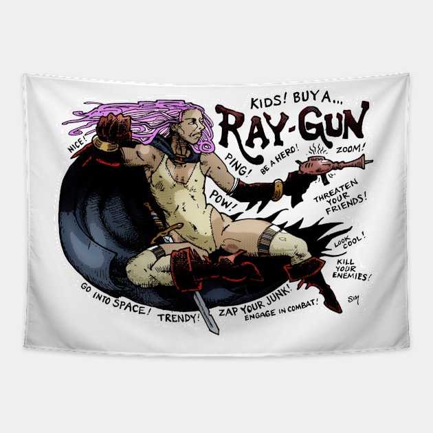 Another Ray-Gun Tapestry by Froobius