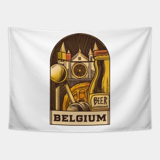 Belgium P R t shirt Tapestry