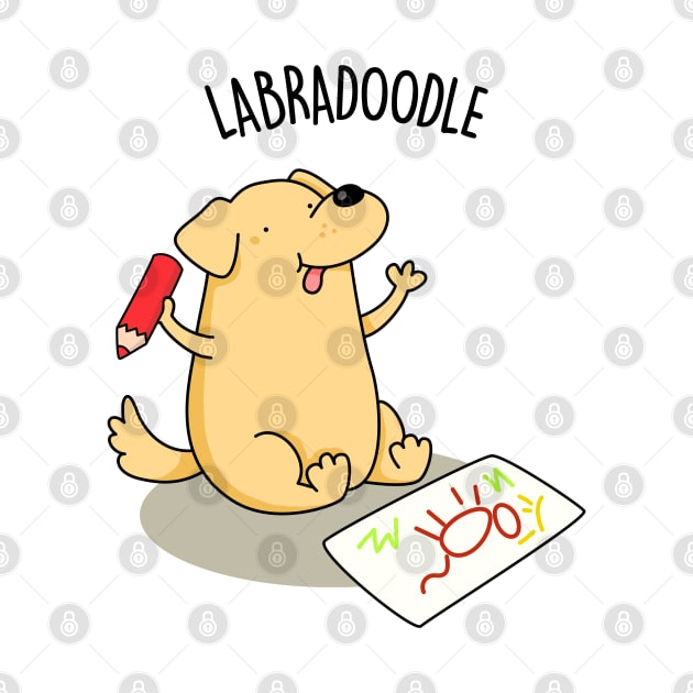 Labradoodle Cute Labrador Dog Pun by punnybone