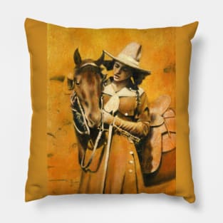 Vintage Cowgirl Pillow