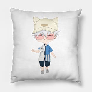 Cat lu guang Pillow