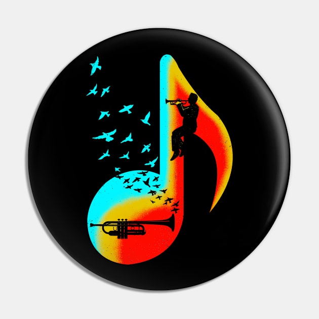 Music Trumpet Player Pin by barmalisiRTB