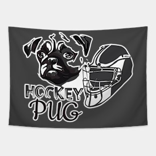 Hockey Pug Tapestry