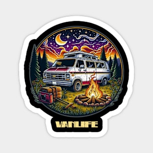 Chevy camper Vanlife Magnet